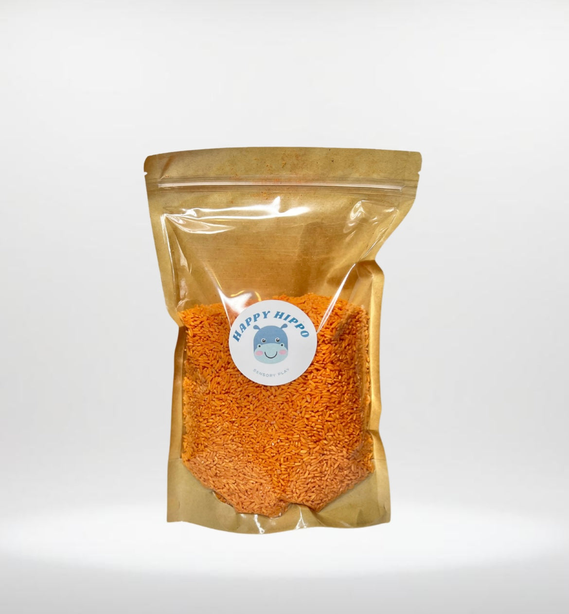 Orange Sensory Rice-2lbs